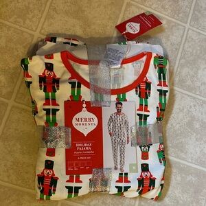 Aldi Merry Moments Holiday Christmas Pajama Set - Size M